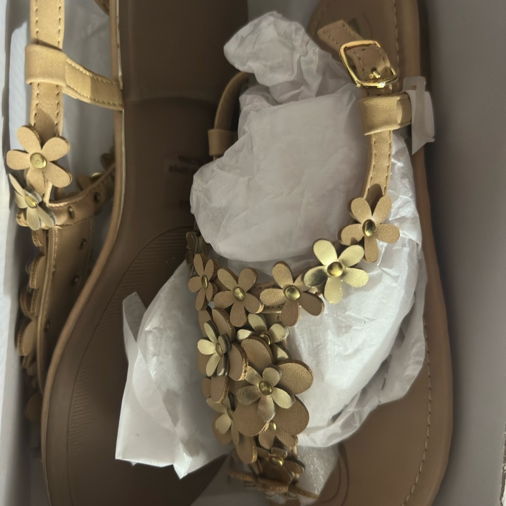 MICHAEL Michael Kors Tan Floral Sandals